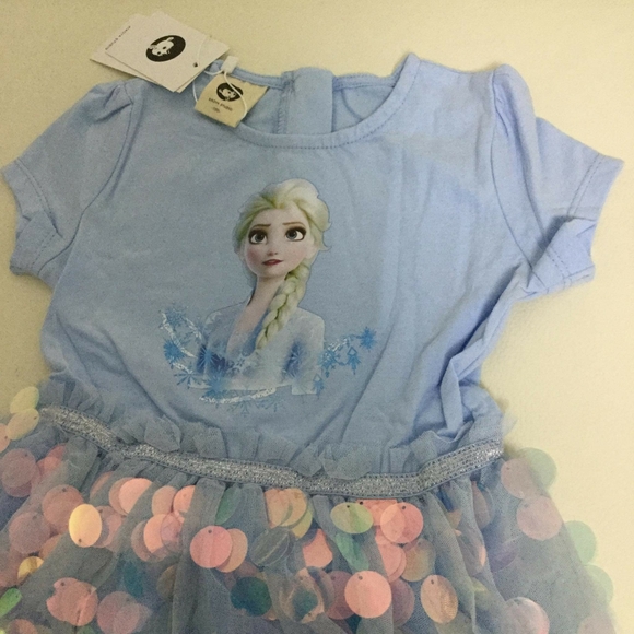 Frozen Elsa sparkly sequin dress - Picture 3 of 7